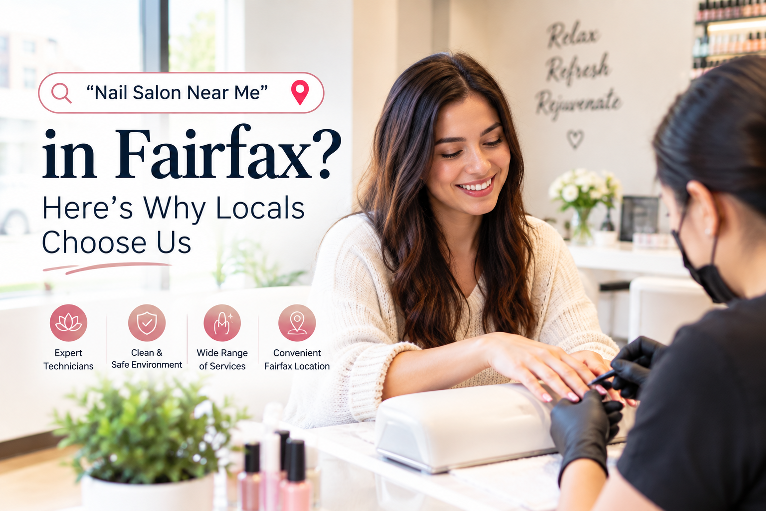 Searching Nail Salon Near Me in Fairfax Here's Why Locals Choose Us